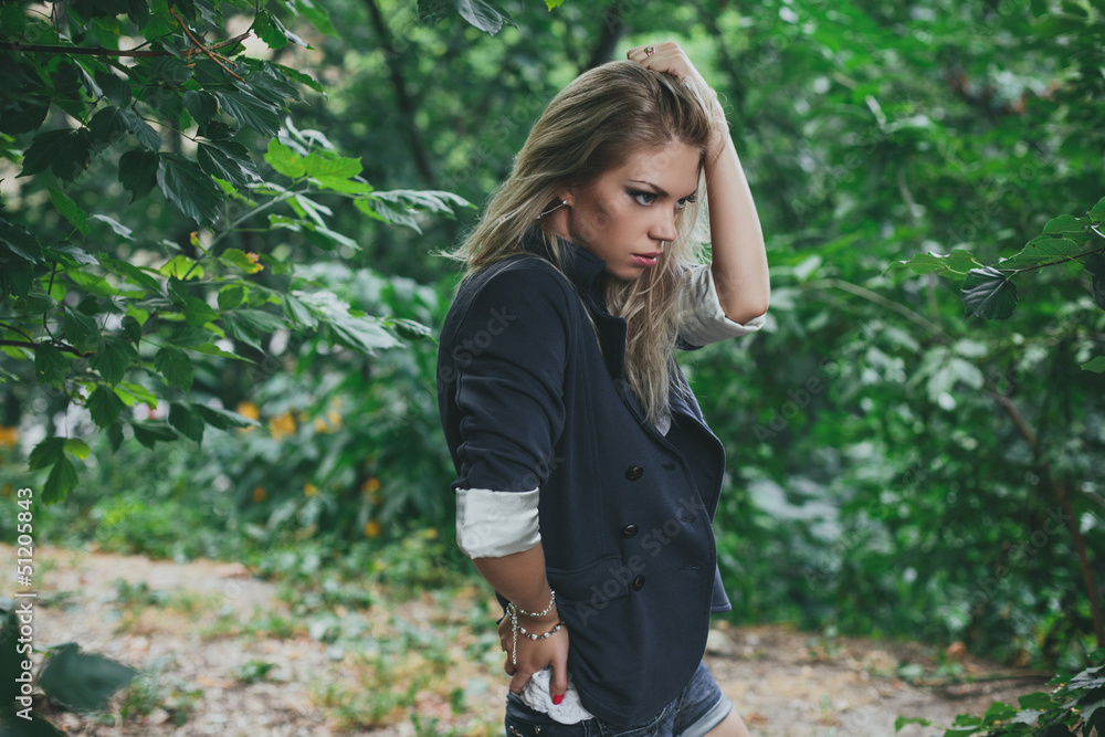 Woman in nature Woman in nature