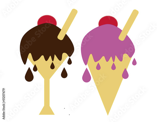 copa y helado de galleta