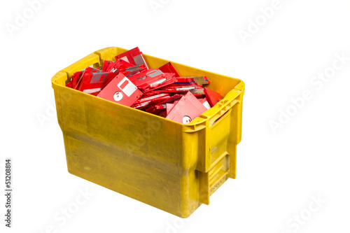 Datenträger - Disketten - Kiste