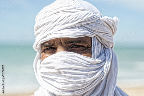 Tableau sur toile tuareg portrait