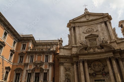 Great church in center of Rome, Italy.