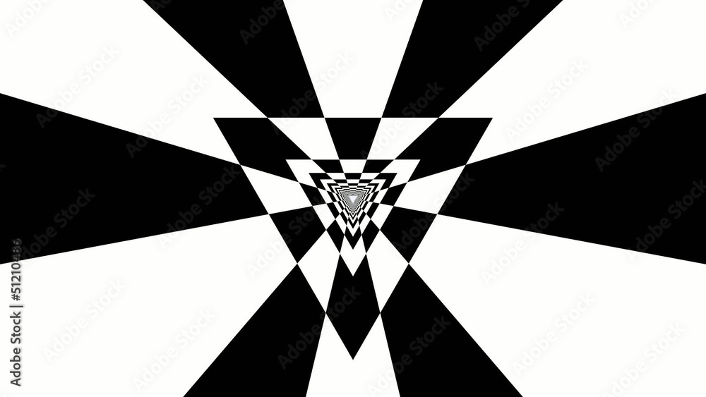 3d animated background -Tunnel 1080p - loop v.2