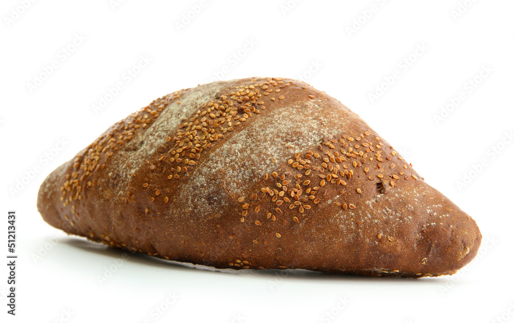 tasty rye bread, isolated on white tasty rye bread, isolated on white