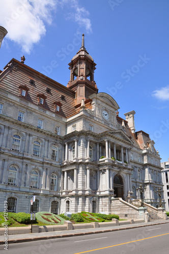 Montreal Old City Hall, Second Empire style, Quebec, Canada