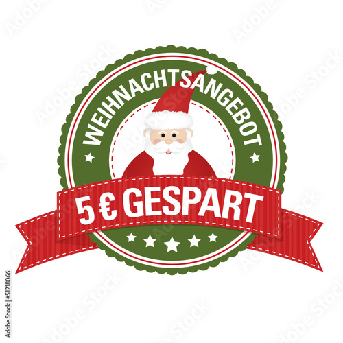 Weihnachtsangebot: 5 € gespart