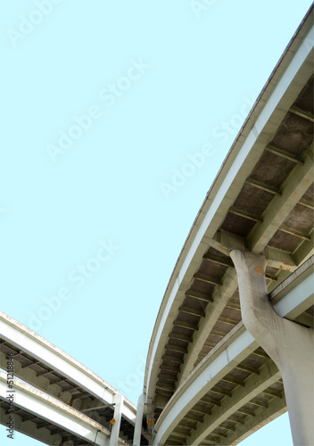 Isolation Of A Freeway Overpass With Clipping Path