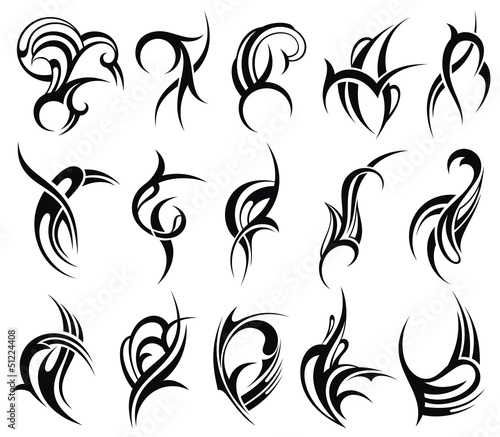 Tribal tattoo element design