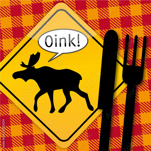 Elchfleisch, Schweinefleisch, Lebensmittel