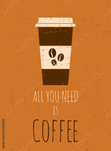 Retro Coffee Poster