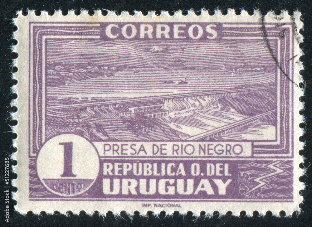 Obraz premium Power Dam on Black River