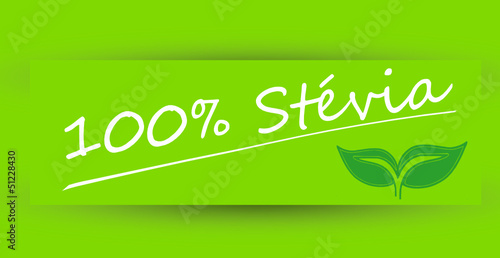 Étiquette 100% Stévia