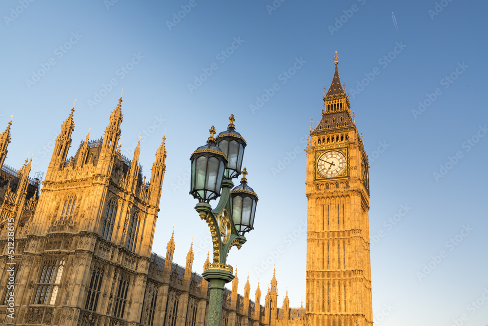 Obraz premium Big Ben with Houses of Parliament