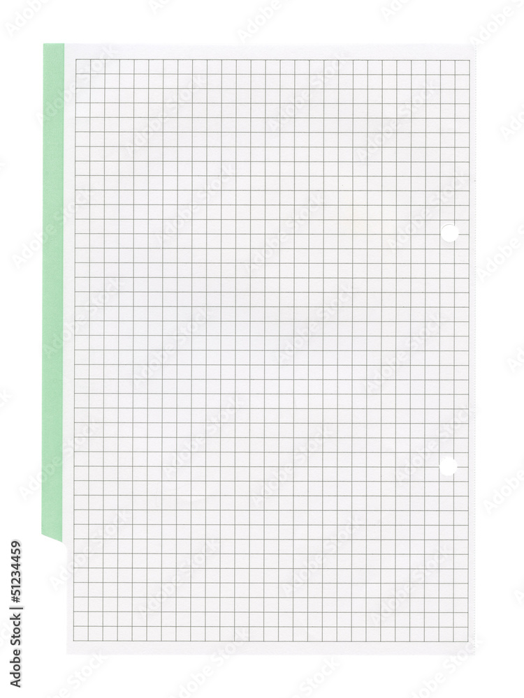 White squared paper sheet background White squared paper sheet background