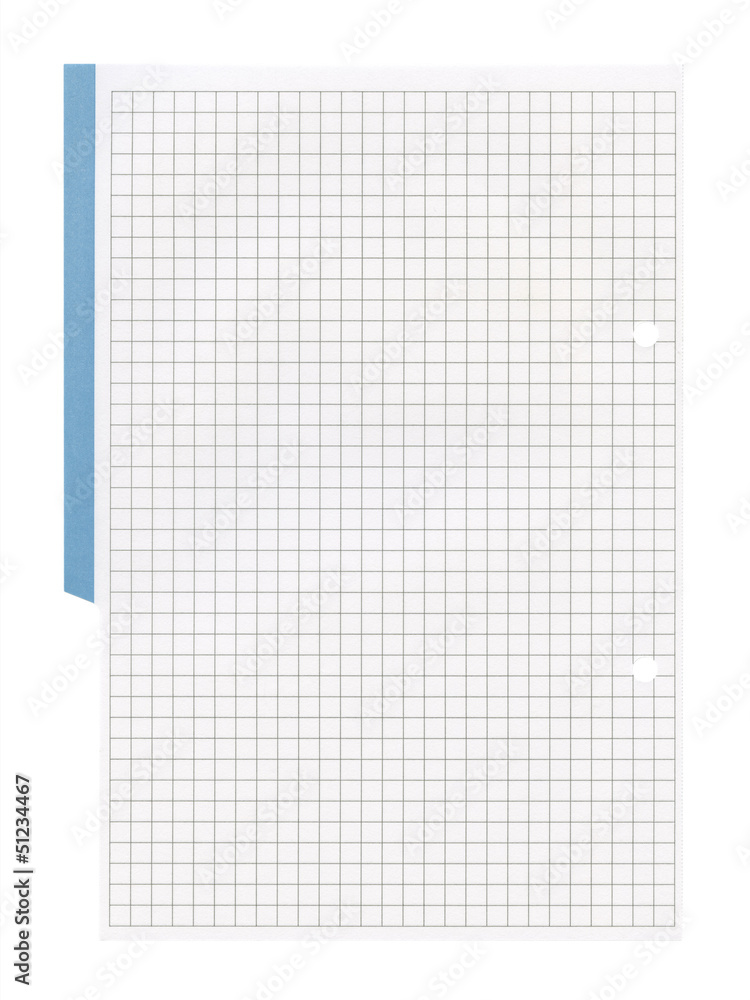 White squared paper sheet background White squared paper sheet background
