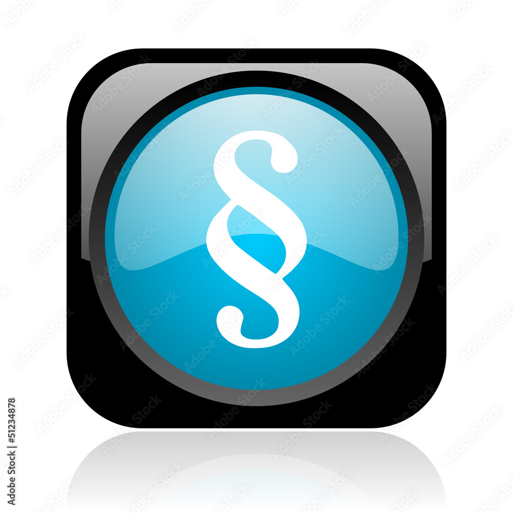 paragraph black and blue square web glossy icon paragraph black and blue square web glossy icon