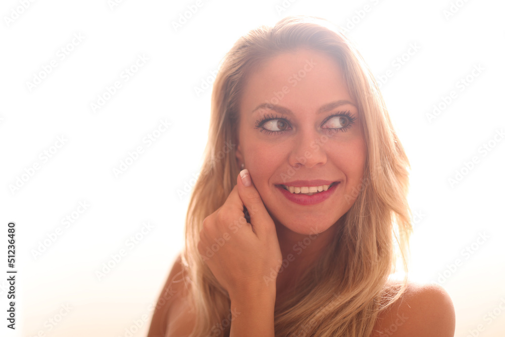 schöne junge Frau schöne junge Frau