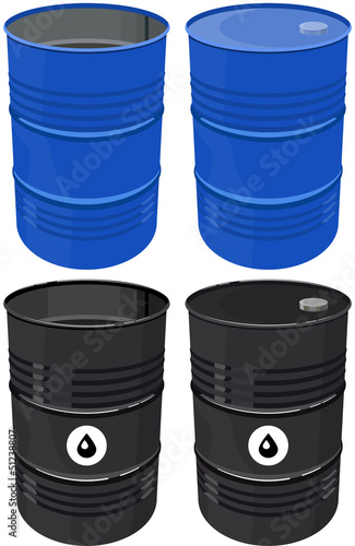 Tela Set barrel oil isolated