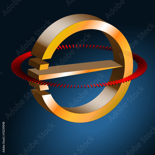 O Ring  Ausrichtung rot