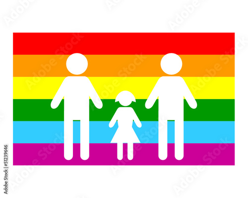 drapeau famille gay