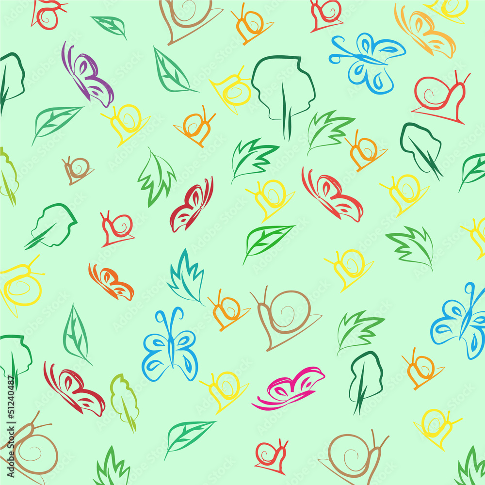 Obraz premium Delicate green summer texture.