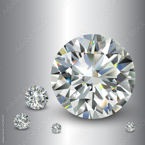 Luxury background with diamonds