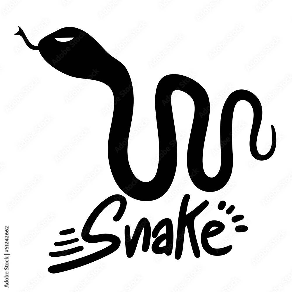 Obraz premium Sticker snake