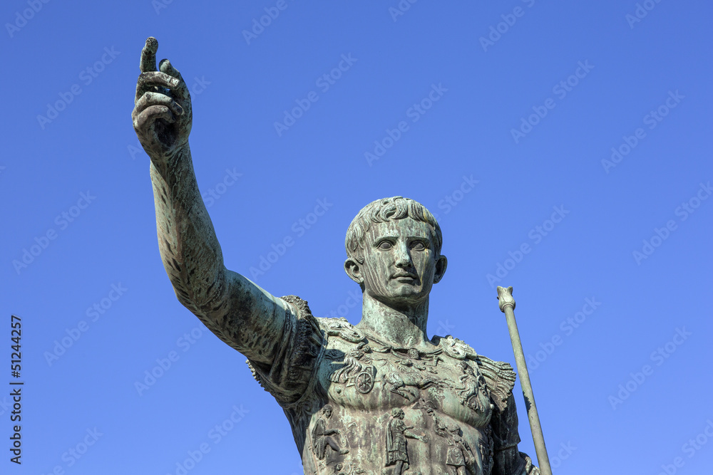 Fototapeta premium Caesar Augustus in Rome, Italy