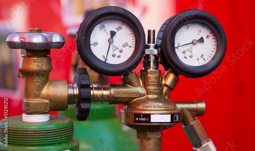 Fotografija Two Gas Pressure Gauge