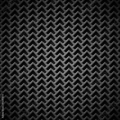 Background with Seamless Black Carbon Texture