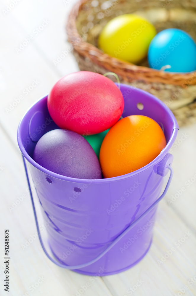 Fototapeta premium easter eggs