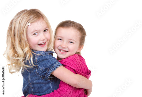Children hugging each other