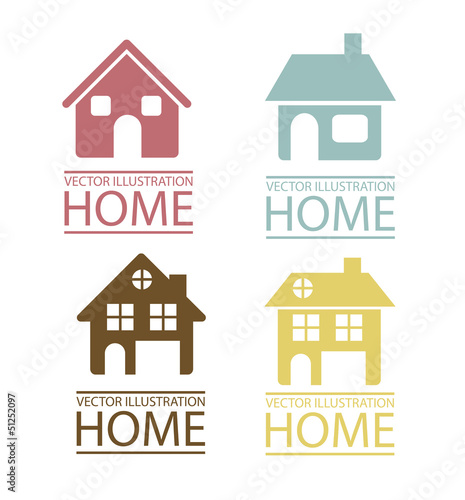 real estate and house icons