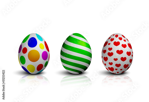 Easter Eggs Vector Illustration Collection