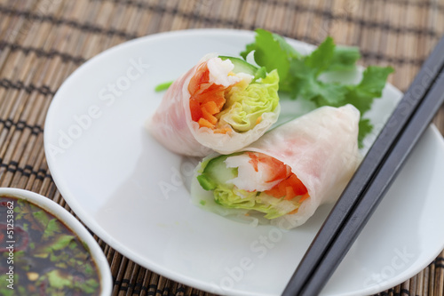 Rice paper rolls