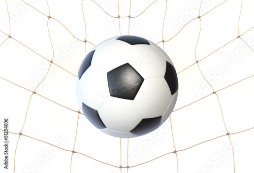soccer ball in goal © joesive47