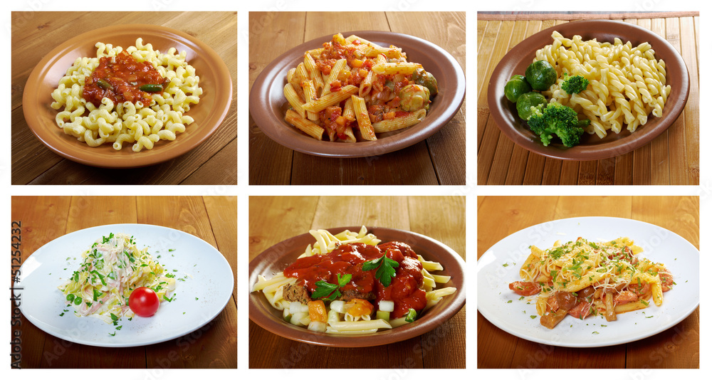  different  italian pasta.