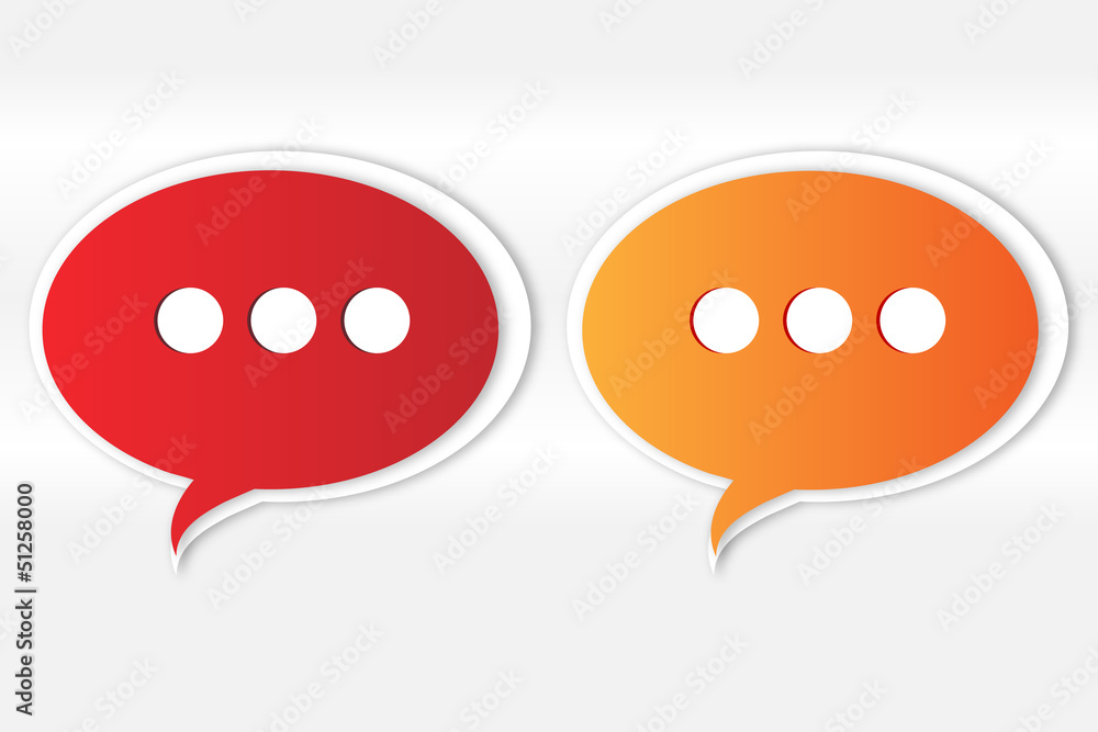 Speech bubbles Speech bubbles