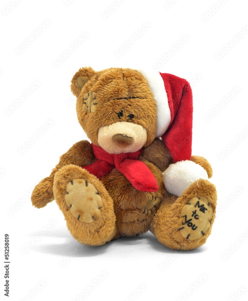 Teddy Bear with christmas hat Teddy Bear with christmas hat