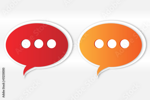 Speech bubbles