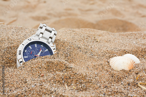 lost wrist watch at the beach © stocksolutions
