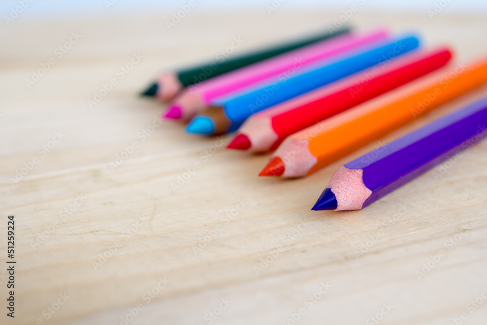 Set of color pencils Set of color pencils