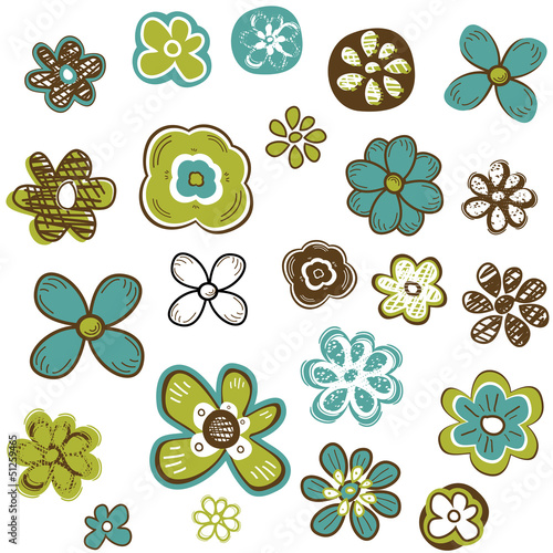 flowers set