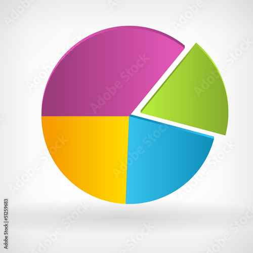 Free Download Circle colorfull vector graph - GFXLoad