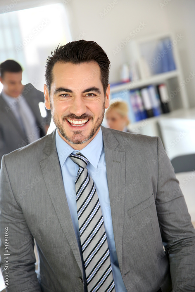 Portrait of successful businessman Portrait of successful businessman