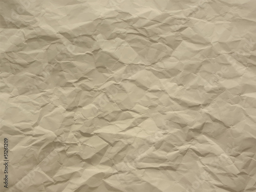 Creased paper in ecru shades