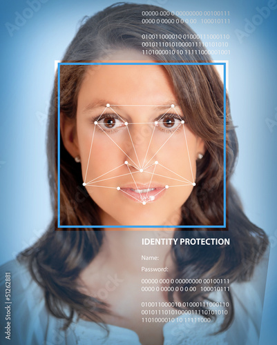 Biometrics, female photo