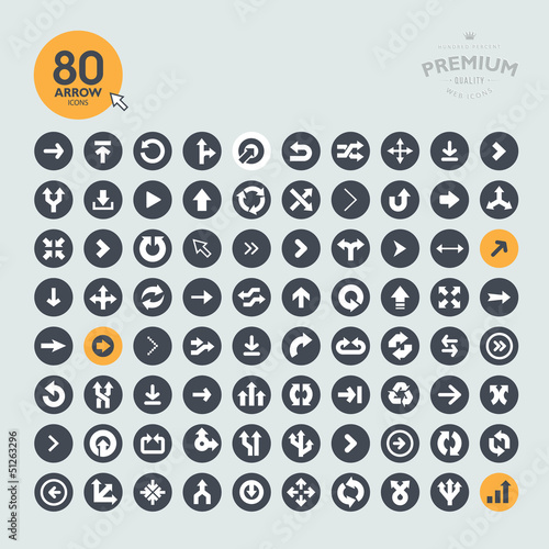 Set of arrow icons