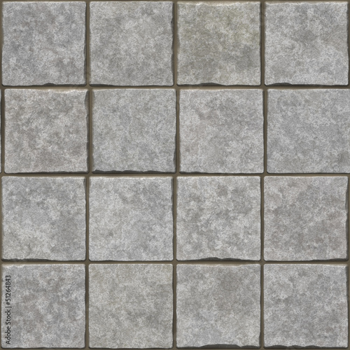 Wallpaper Mural Grey stone bricks floor texture Torontodigital.ca