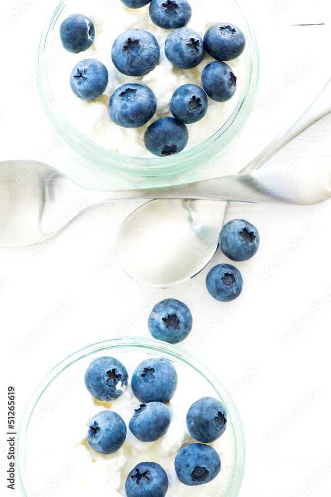 Desert with blueberry Desert with blueberry