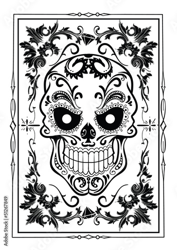 Floral Skull